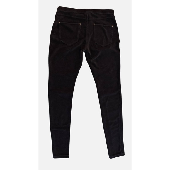 Small HUE light black corduroy skinny leg leggings stretch very flattering! - Picture 7 of 14